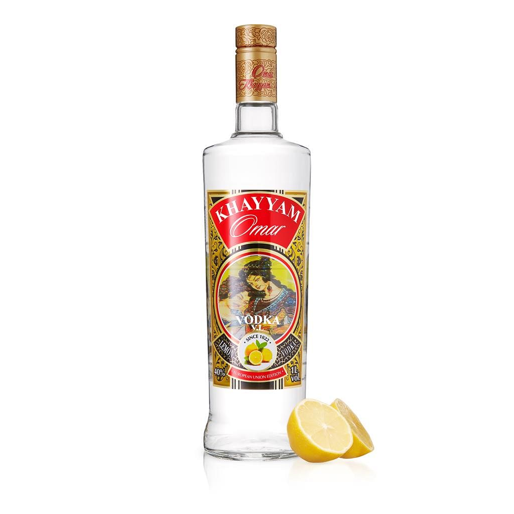 Omar Khayyam, Lemon Vodka, 1L. freeshipping - Firedrink