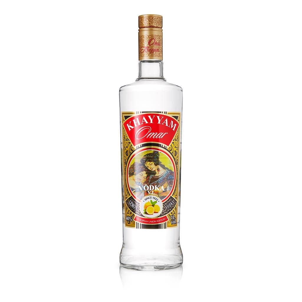 Omar Khayyam, Lemon Vodka, 1L. freeshipping - Firedrink